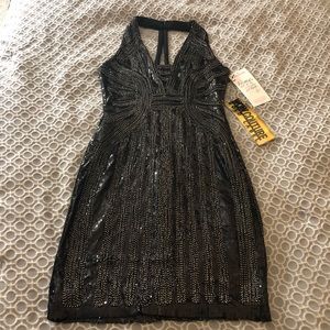 NWT Sequin Halter Dress by Wow Couture